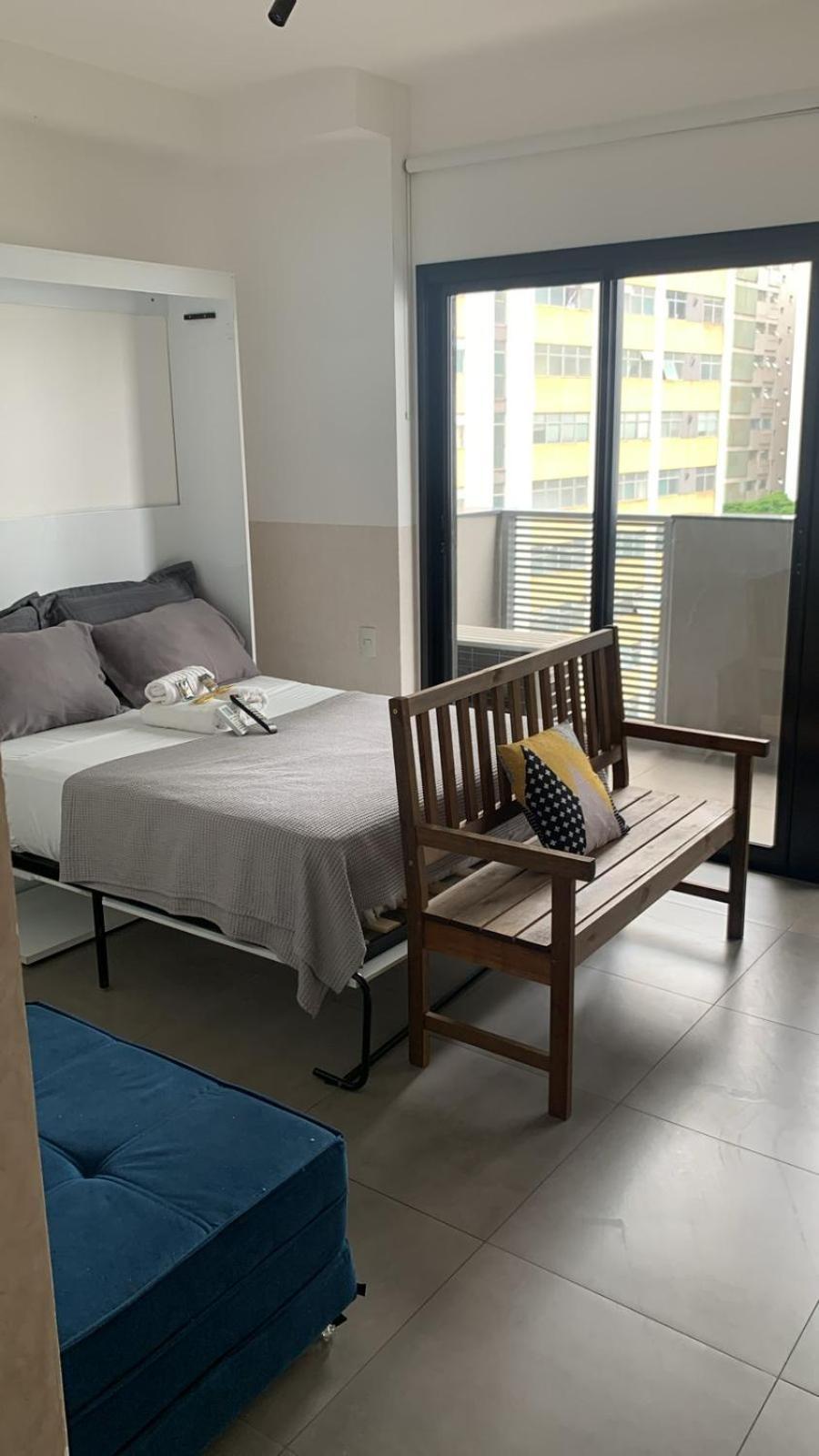 Apartamento Flat Deluxe Com Varanda E Vista No Jardins - Vn Capote Luxuoso