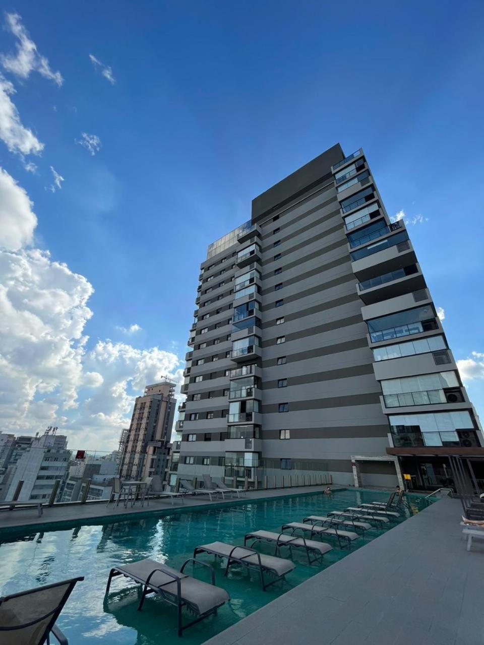 Flat Deluxe Com Varanda E Vista No Jardins - Vn Capote Luxuoso Apartamento *