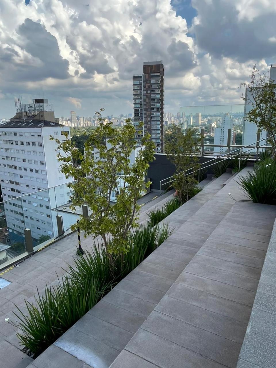 Apartamento Flat Deluxe Com Varanda E Vista No Jardins - Vn Capote Luxuoso