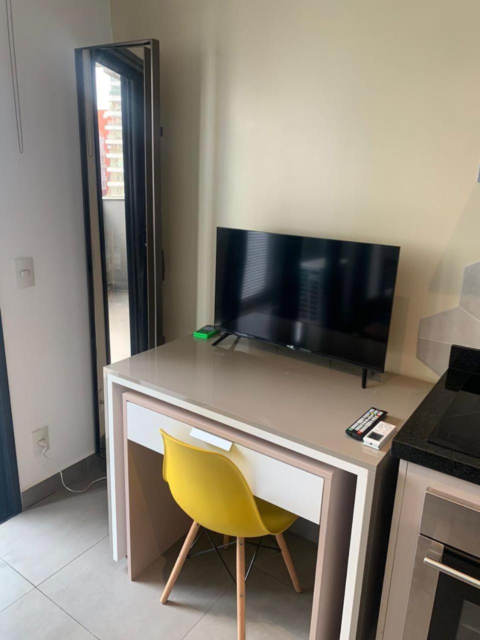 Apartamento Flat Deluxe Com Varanda E Vista No Jardins - Vn Capote Luxuoso