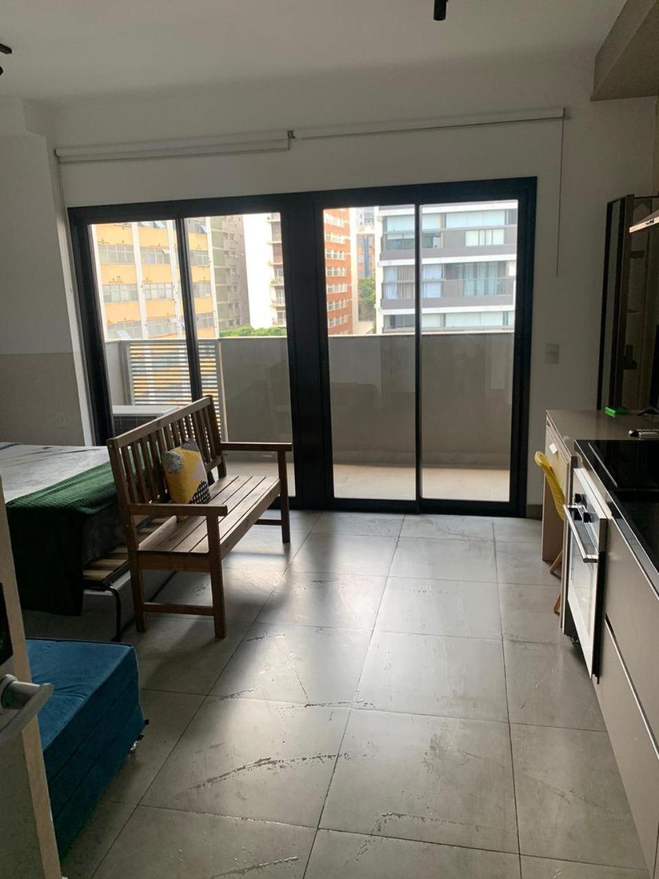Flat Deluxe Com Varanda E Vista No Jardins - Vn Capote Luxuoso